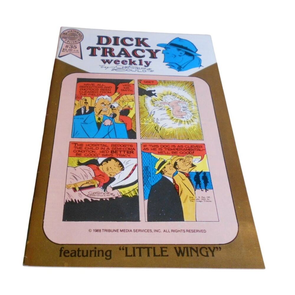 Blackthorne Publishing Dick Tracy Weekly #35 1988 Vintage Comic Book